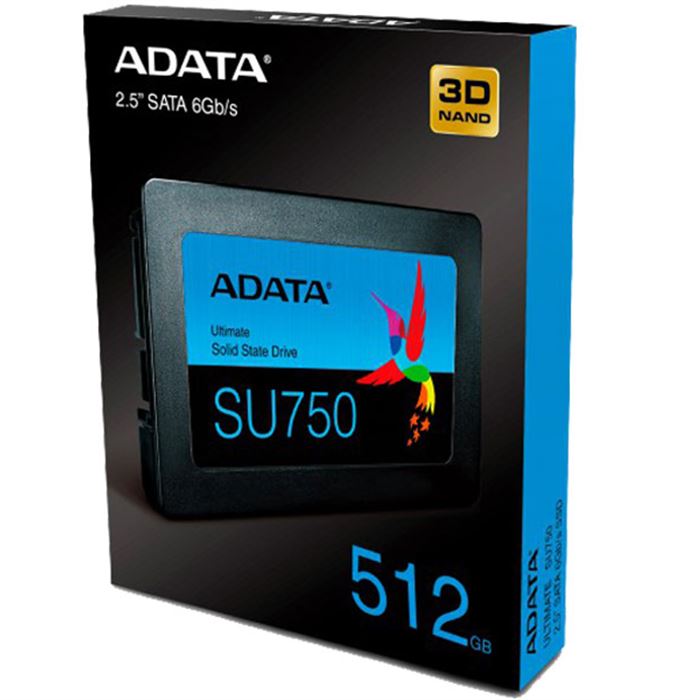 حافظه SSD ای دیتا Adata Ultimate SU750 ظرفیت 512 گیگابایت